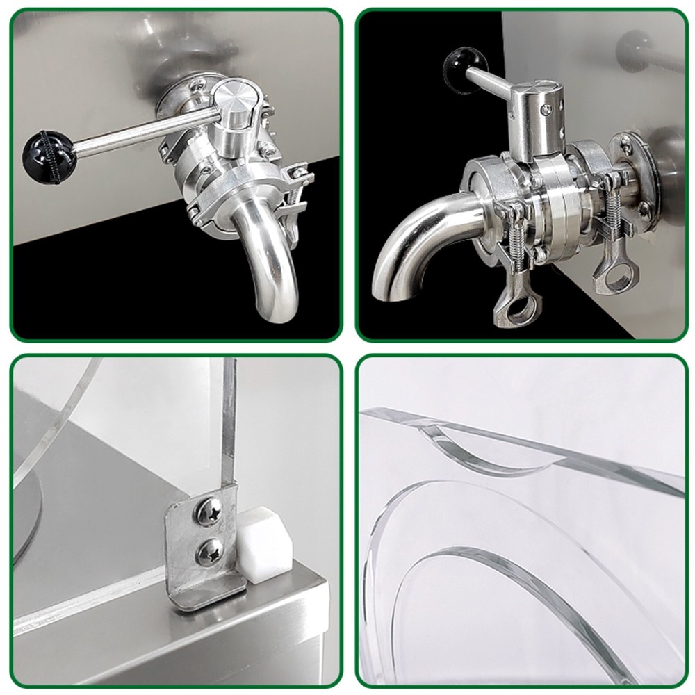 Kolice Commercial 13L Ice Cream Mix Pasteurizer, Juice Pasteurization Machine