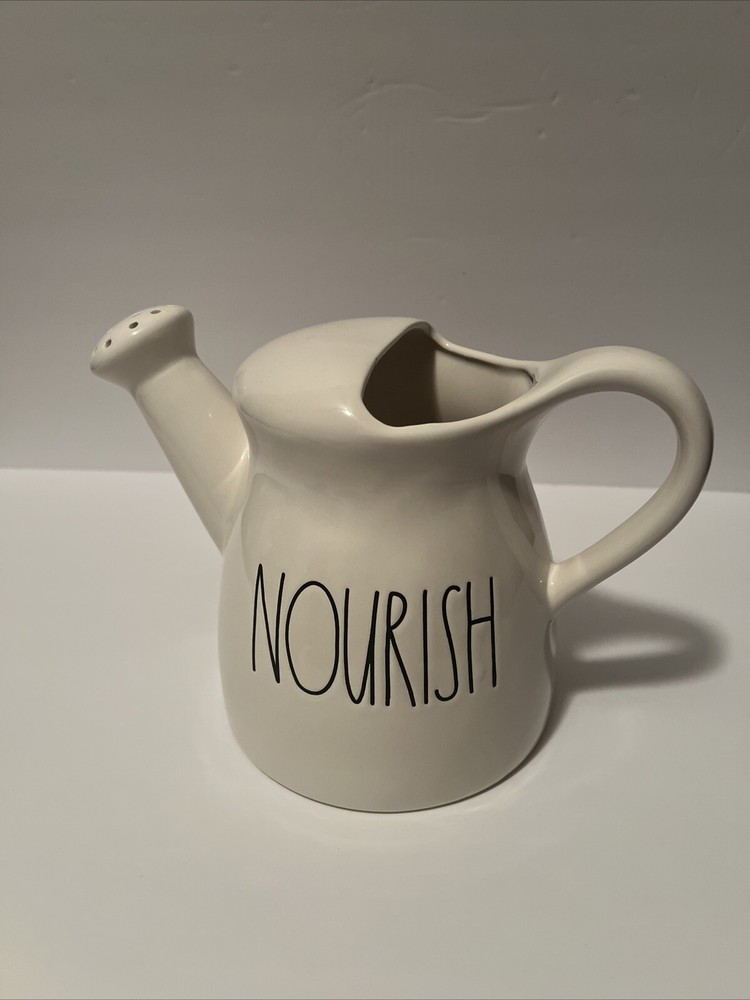 Rae Dunn NOURISH Ceramic Watering Can
