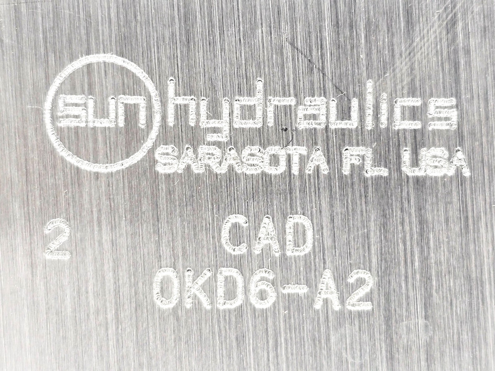 0KD6-A2 SUN HYDRAULIC MANIFOLD