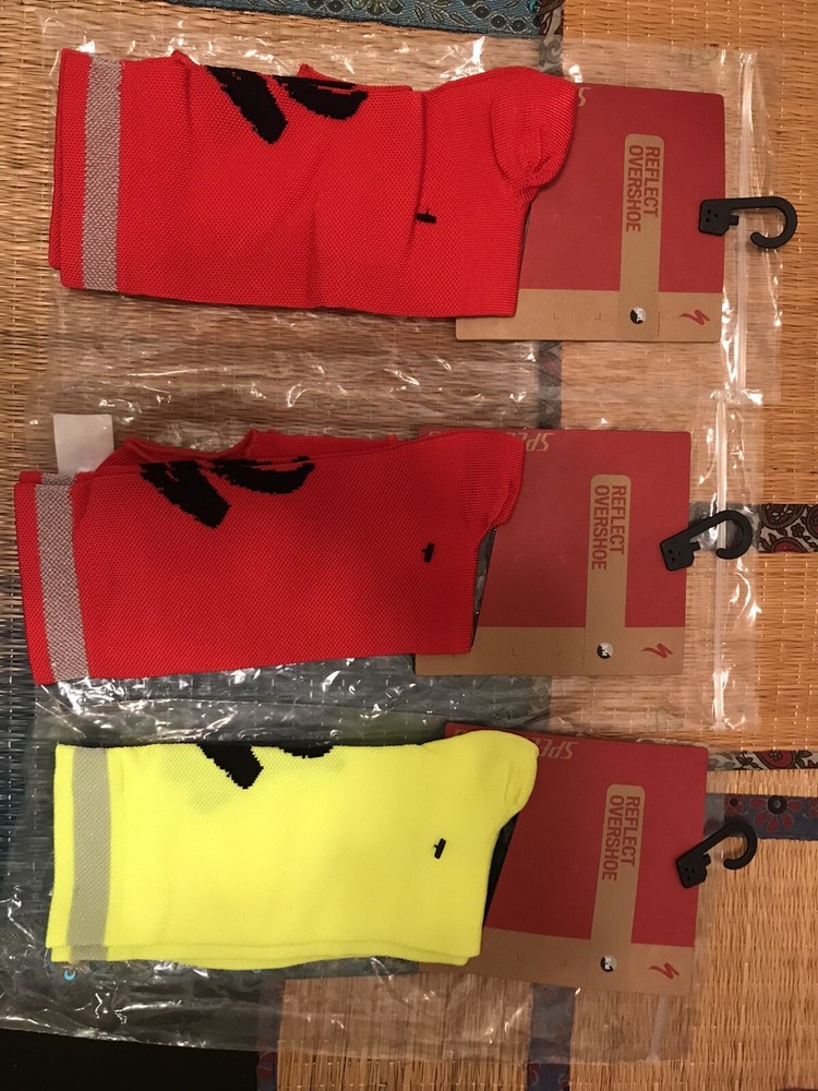 Specialized Reflect Overshoe Cycling Socks🔥,*NWT*! (1) S/M, (1) L