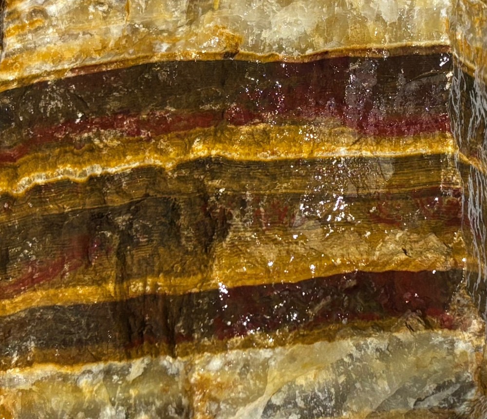 Z~ Travertine Onyx Faced Rough 10 Lbs