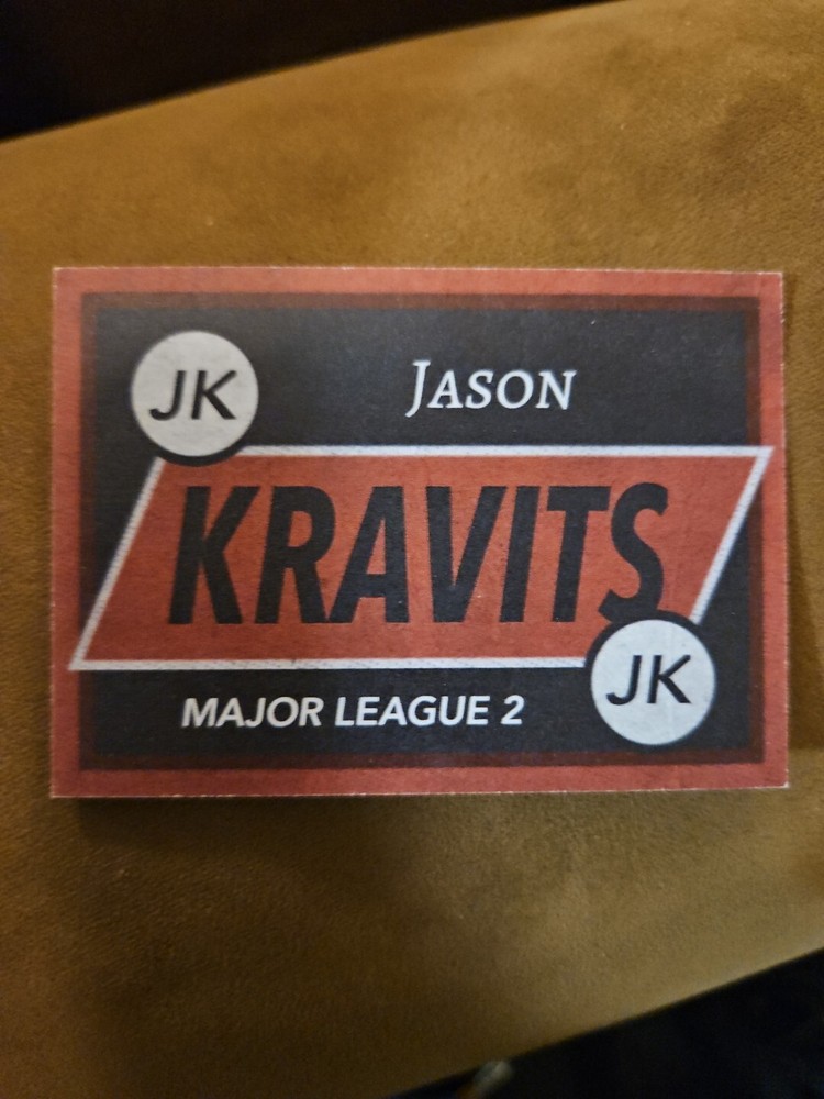 Jason Kravits Custom Signed Card - Major League 2