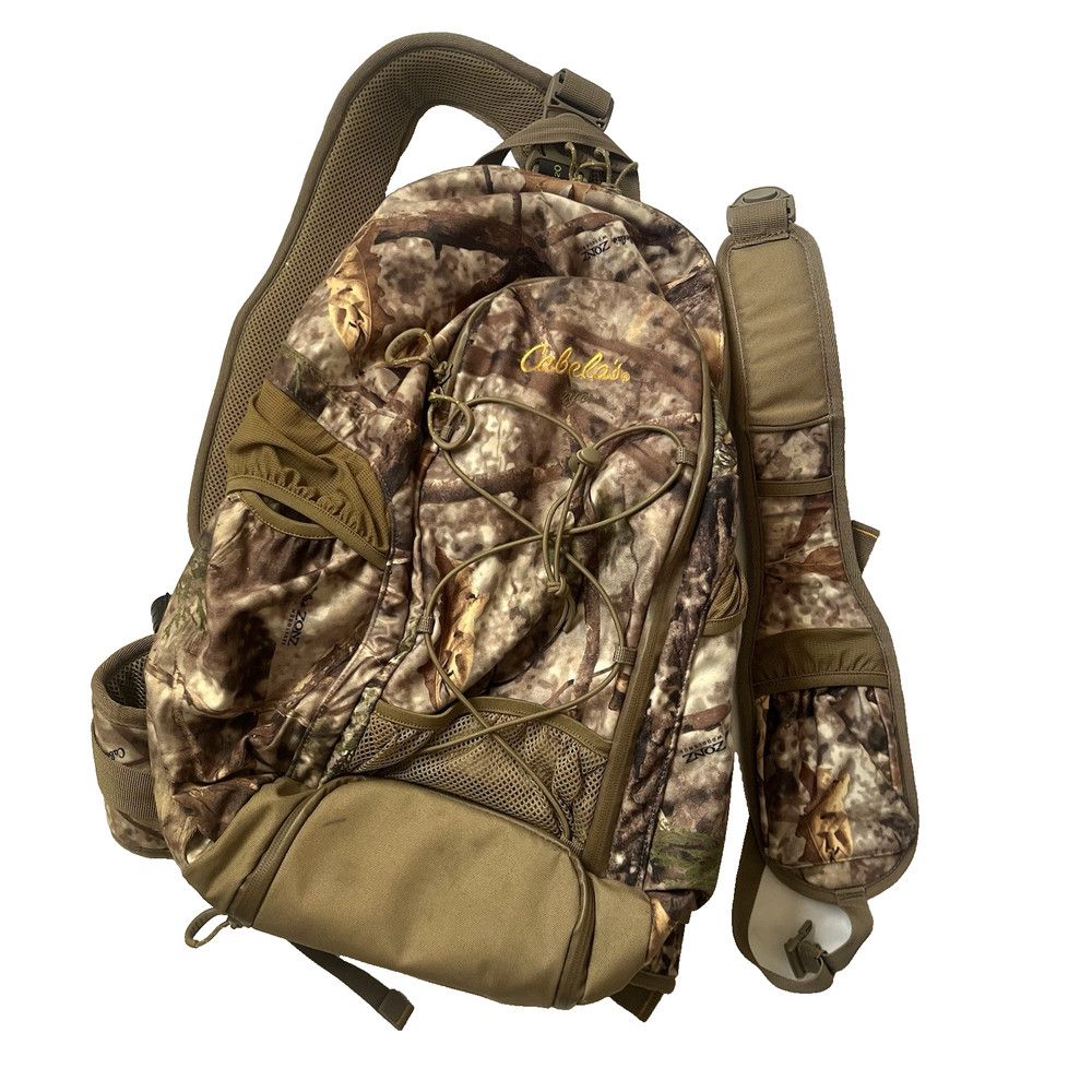 Cabela’s Slayer Series Hunting Realtree Day Pack Backpack Mesh/ frame Hydration