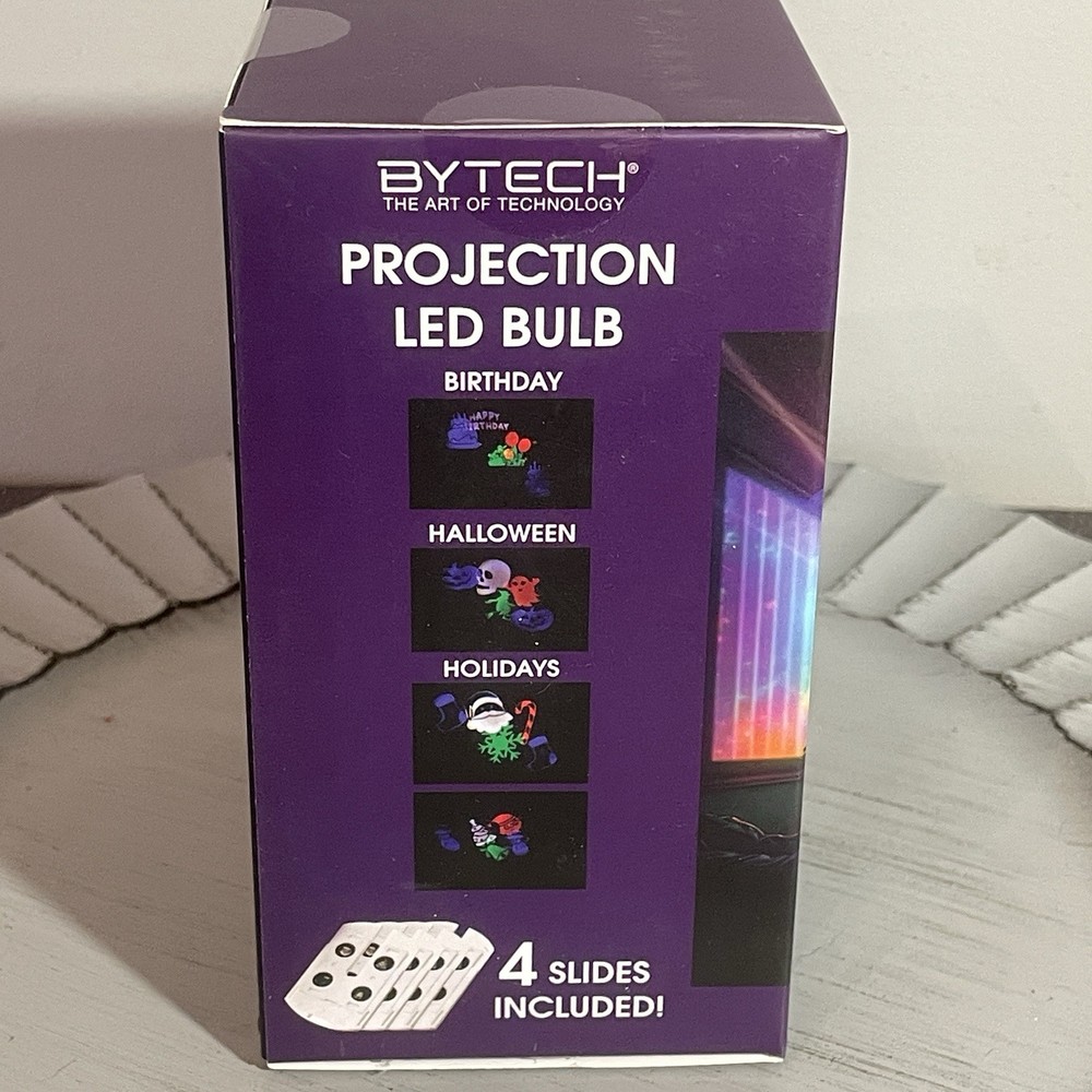 BYTECH Projection LED Bulb With 4 Slides