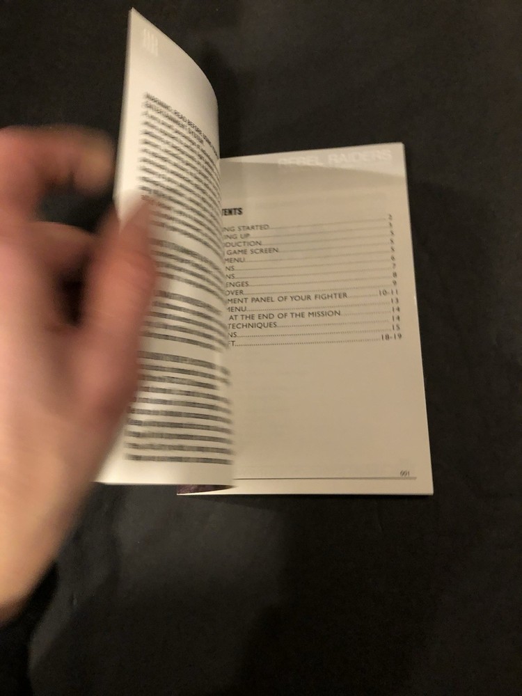 rebel raiders operation nighthawk ps2 Manual only
