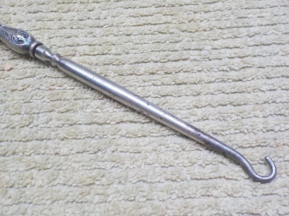 Antique Sterling Handle Button Hook