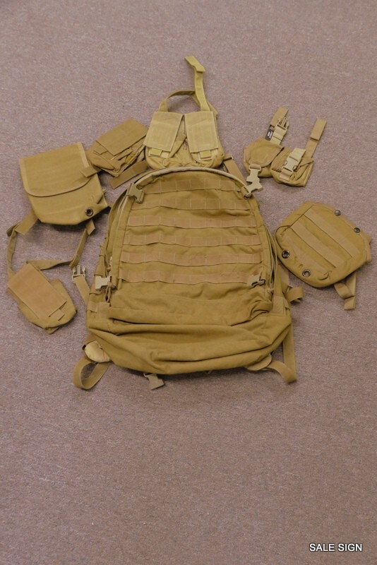 TAG MILITARY BACKPACK WITH EXTRA GEAR
