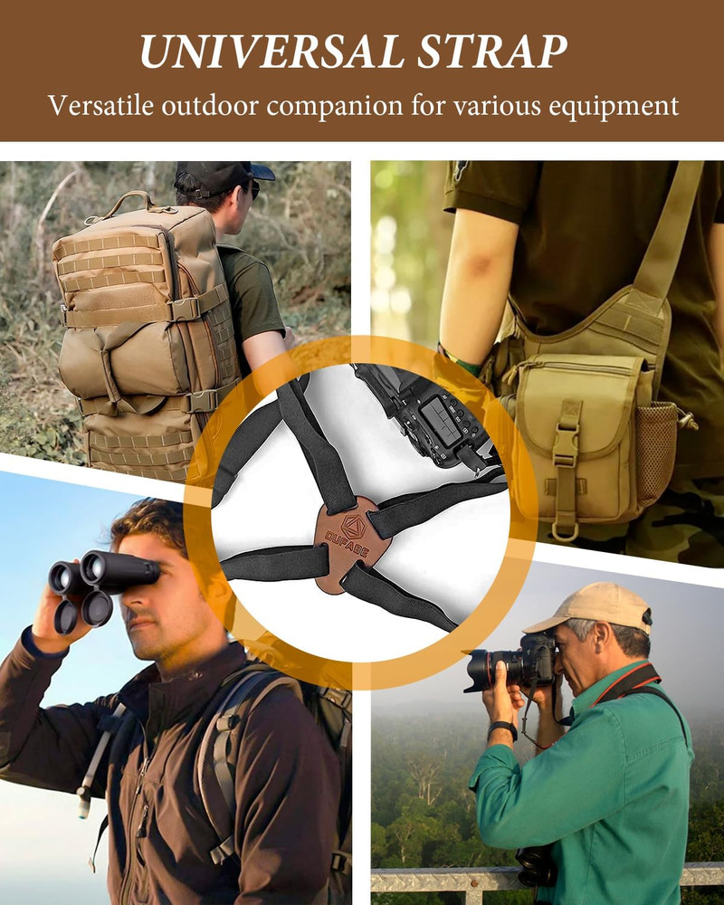 Binocular Harness Strap, Oufabe Binocular Harness for Birding, X-shaped Decompre