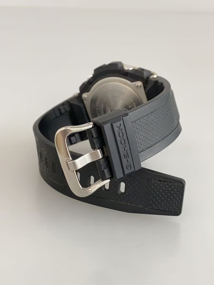 CASIO Solar Watch G SHOCK Digital Analog Rubber GLD BLK
