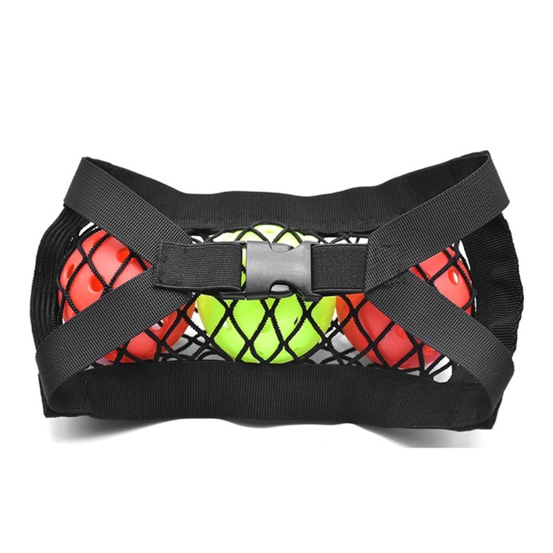 Sports Functional Pickleballs Gear Storage Net Bag Secure and Quick Access