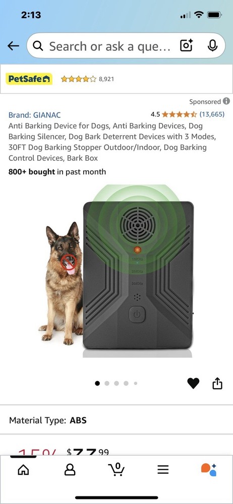 Anti bark Device For Dogs