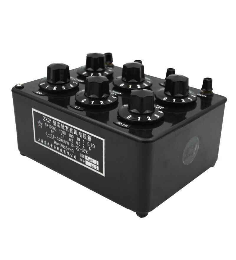 ZX21f Precision Plastic Variable Decade Resistance Resistor Box Physical Electr