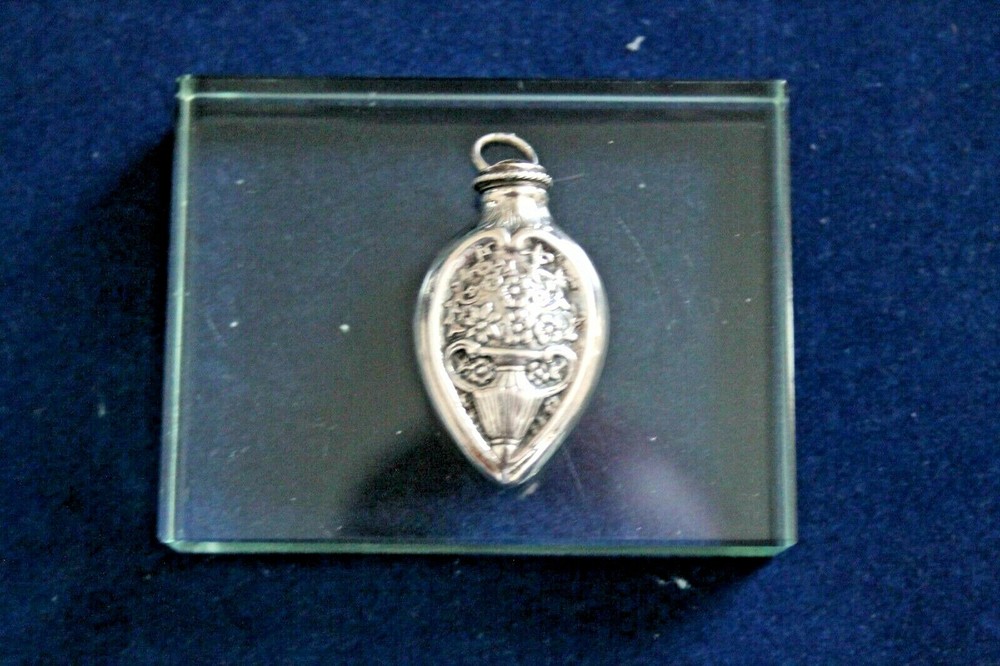 Sterling Silver Perfume Bottle Chatelaine