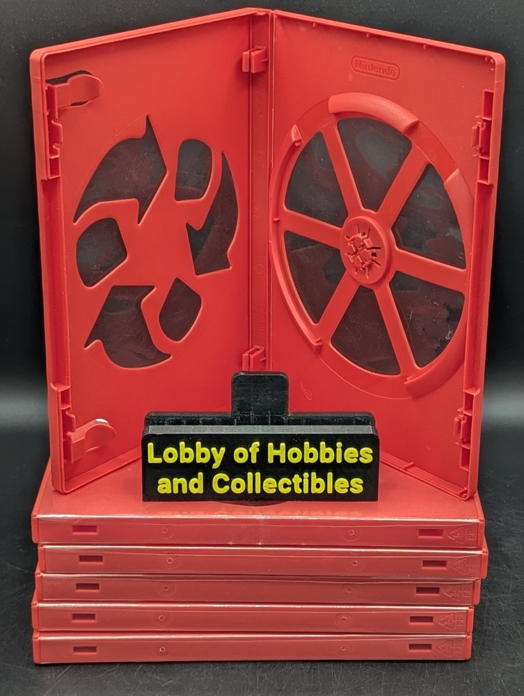 Nintendo WiiU Red OEM Authentic Game Replacement Case Read Description