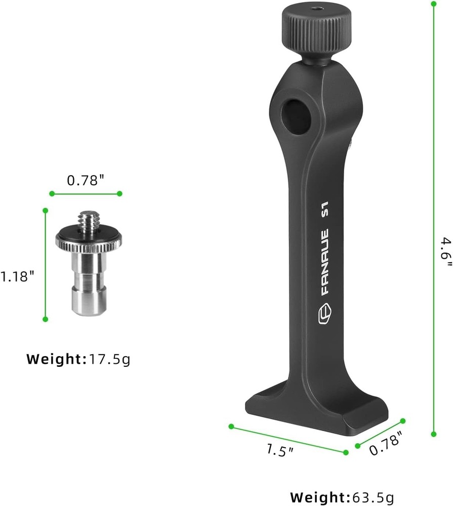 Aluminum Binocular Tripod Adapter with Quick-Release & Universal Compatibility