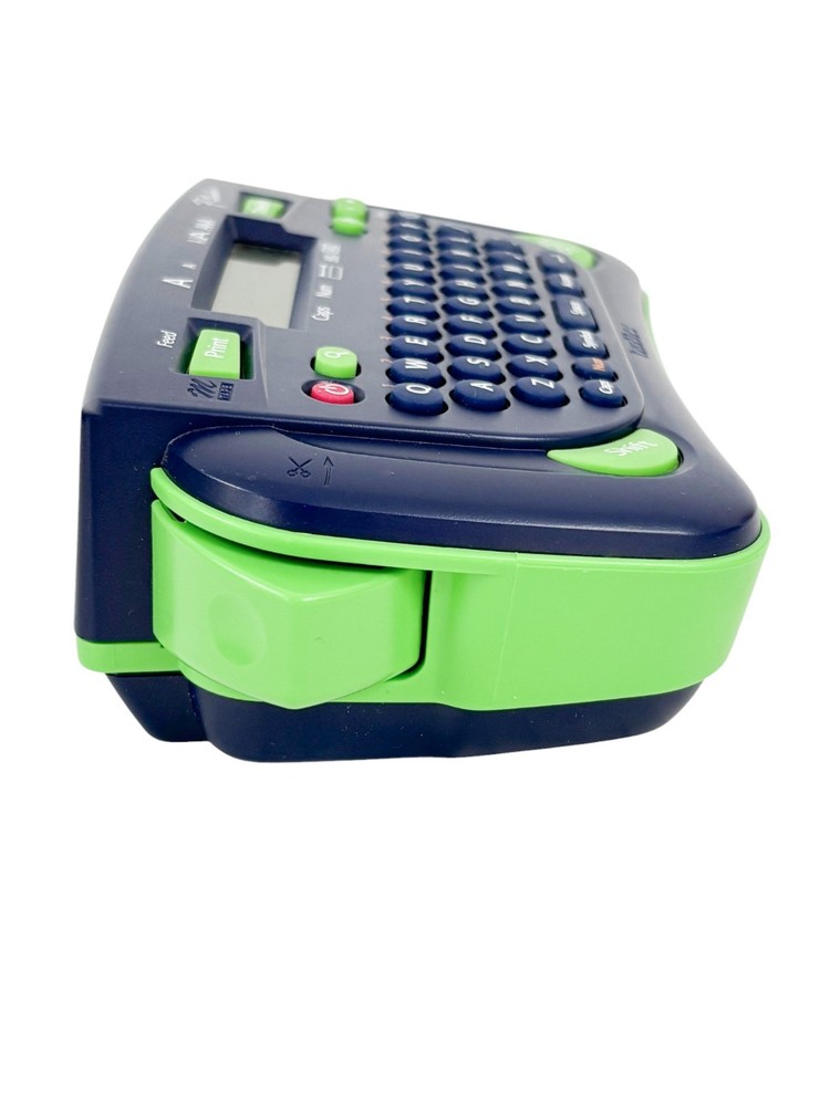Brother P-touch Electronic Labeling System PT-80 Handheld Green/Blue Tested