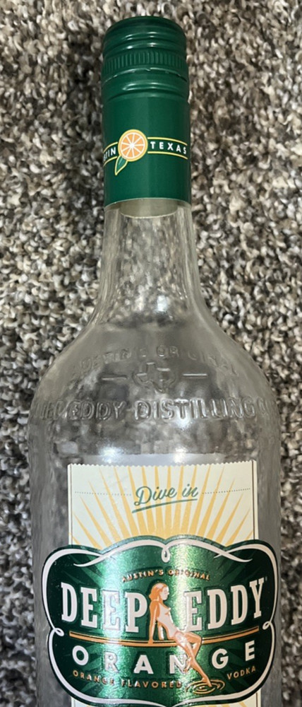 Deep Eddy - Orange Vodka - Empty Bottle - 750ml
