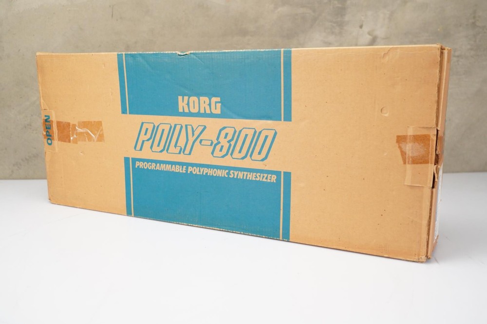 Korg Poly-800 Polyphonic Synthesizer w/ Filter Mods & Original Box #56009