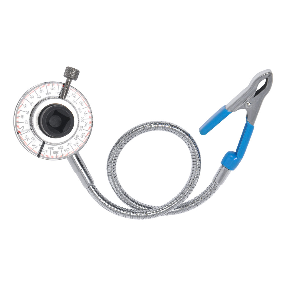 1/2" Torque Setting Angular Gauge w/ Magnetic Arm - Int Square Head & Clip Arm
