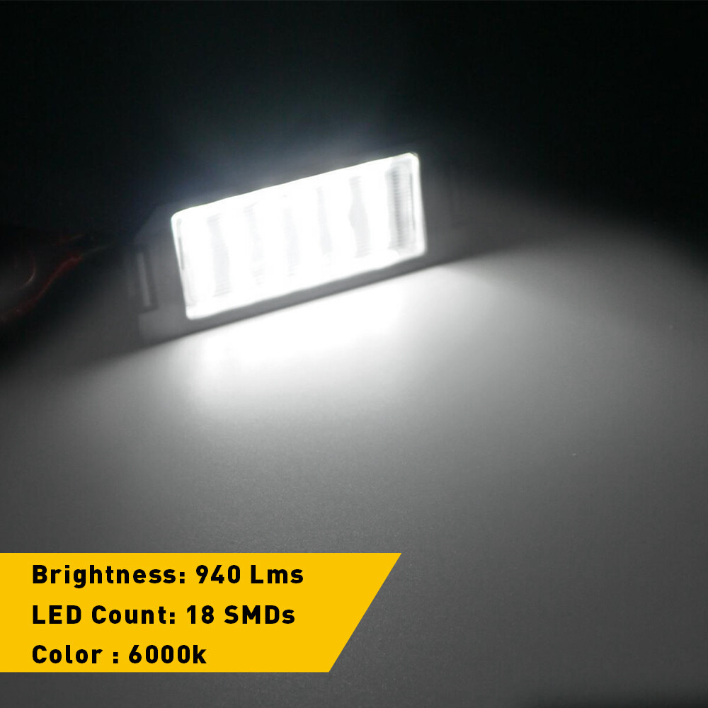 For 2010-2016 Hyundai Genesis Coupe White LED License Plate Light Accessories US