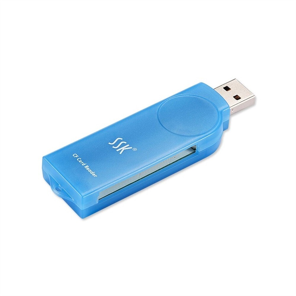 1GB CF Memory Card Compact Flash Card + CF-PCMCIA Adapter + SSK USB2.0 Reader