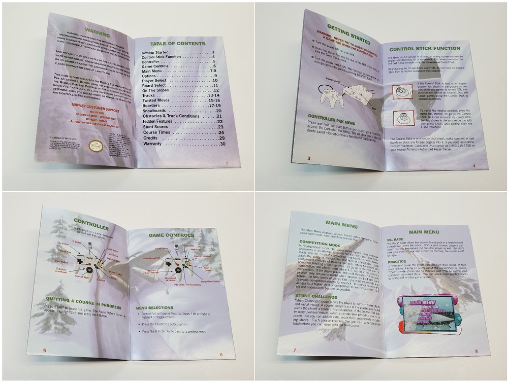 Twisted Edge Original Authentic N64 Nintendo 64 Box & Manual Only ***