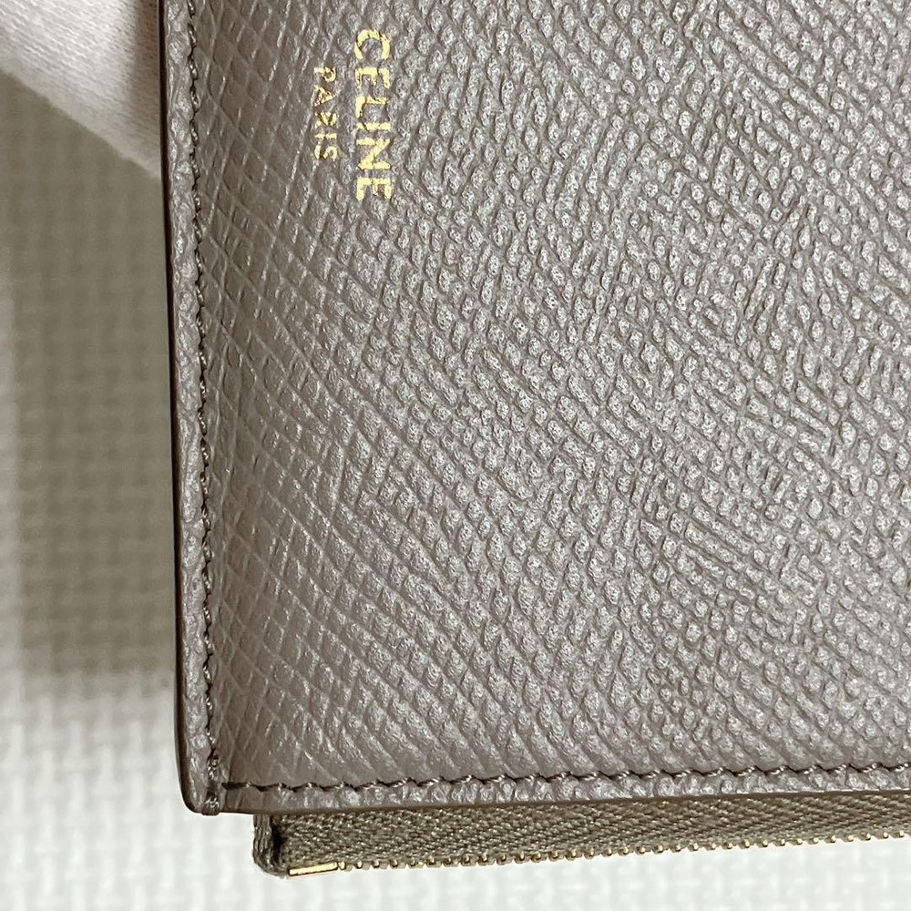 CELINE Leather Coin Case