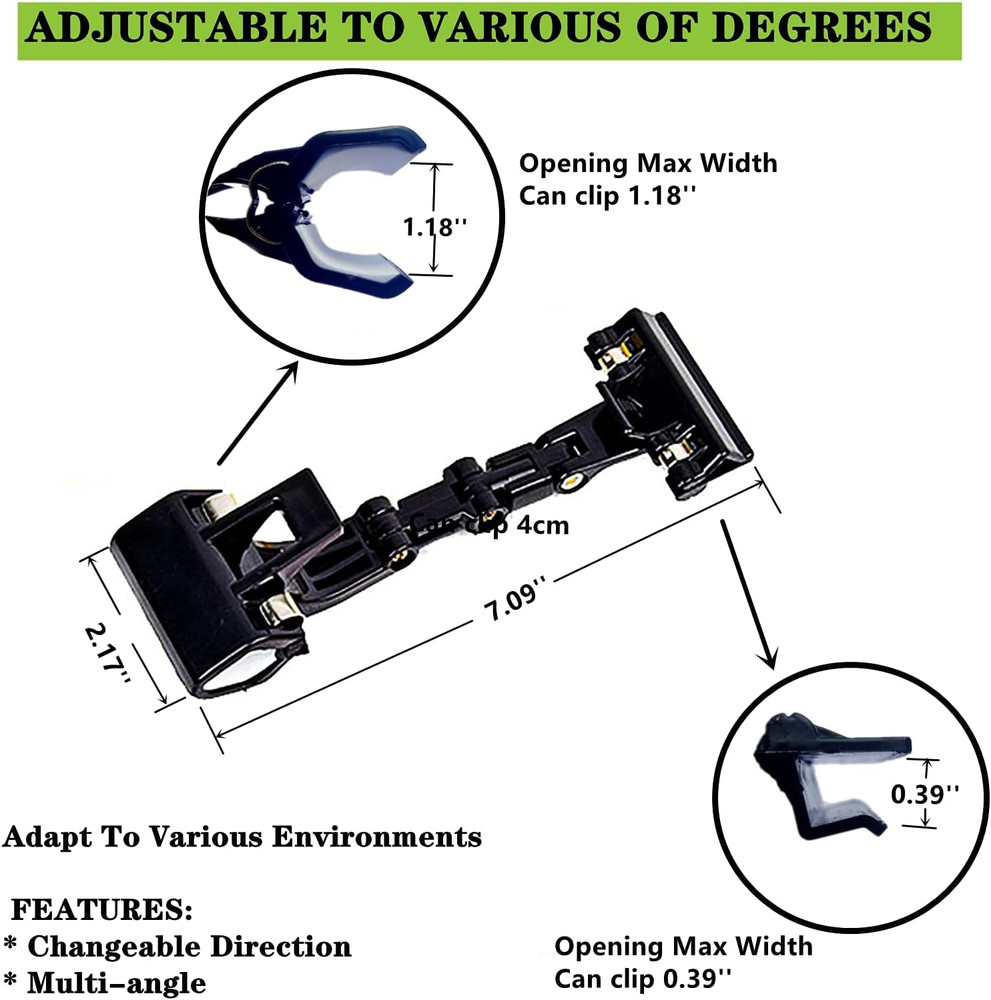Adjustable Document Holder for Typing, Rotatable Paper Copy Holder Clip,Handy Ar