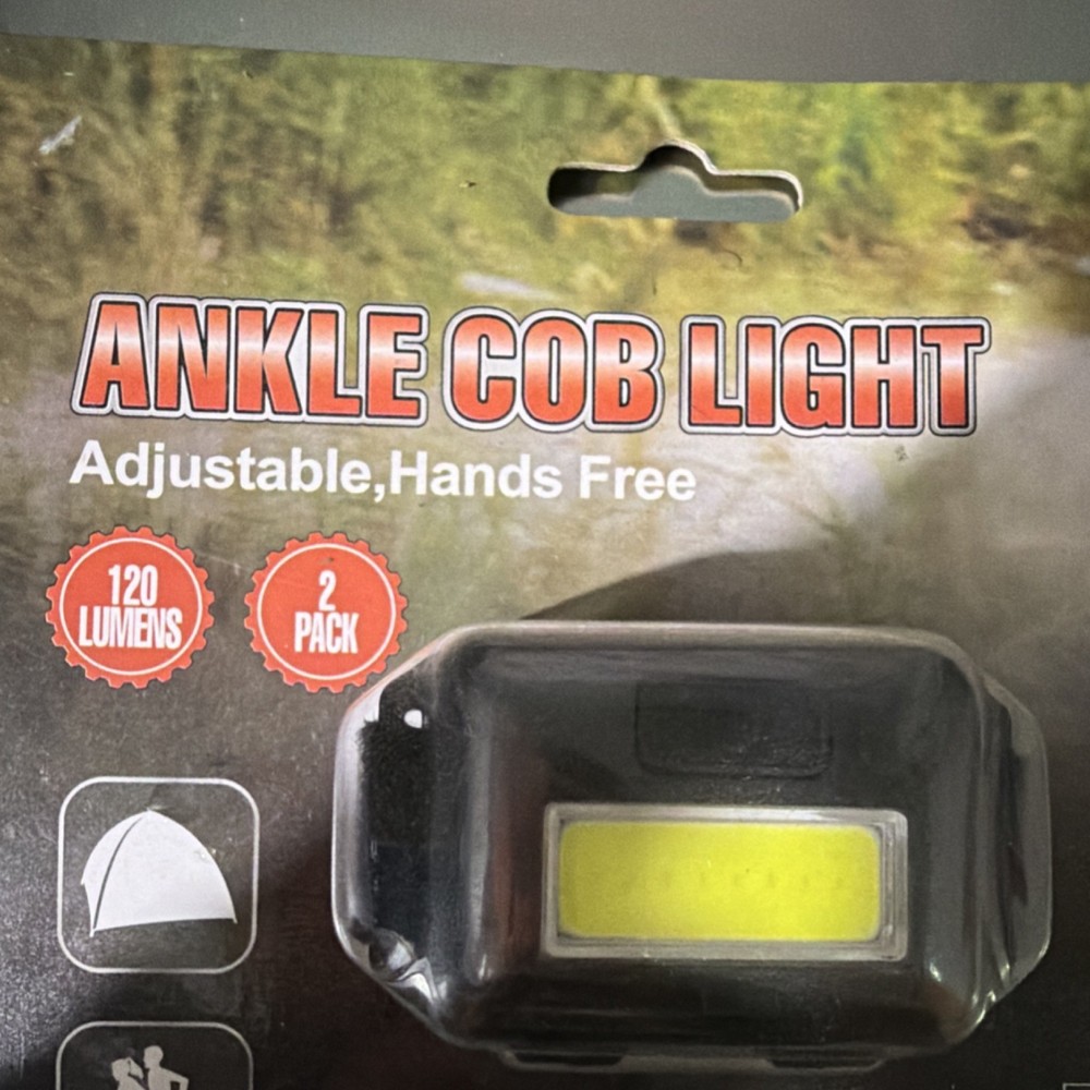 Ankle COB Light Adjustable Hands-Free Super Bright LED 2 Pack 3 Modes