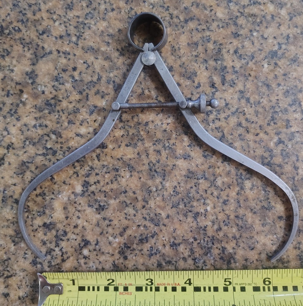 🗽 VINTAGE UNION TOOL 6" OD CALIPER
