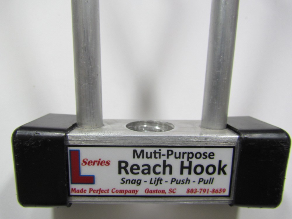Multi-Purpose Large Reach Hook - Extension Pole Hook - Boat Hook - 1 C