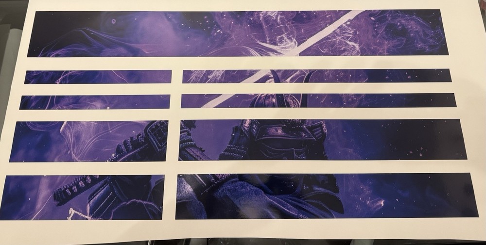 Tool Box Graphics /Decals Fits 40" Snap ON Tool Box Split  Bottom top and lid