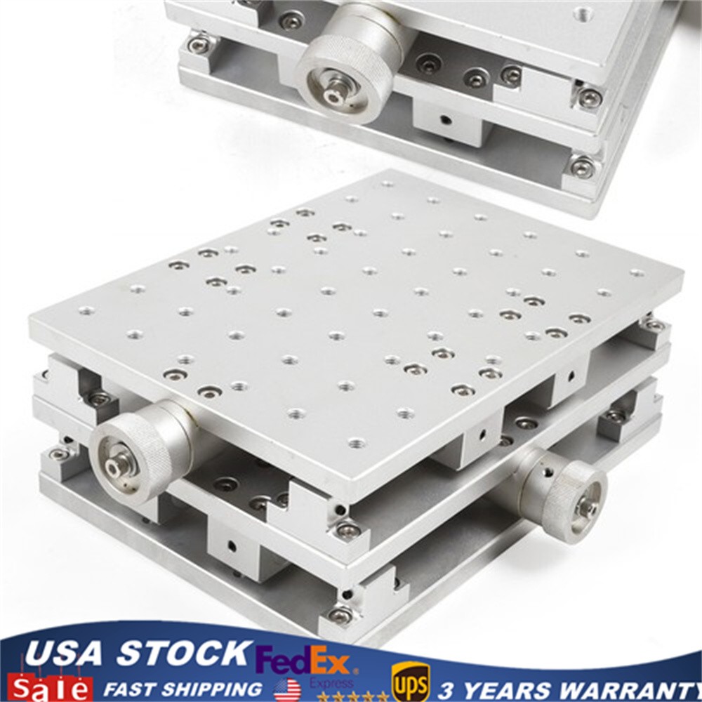 XY Axis 2 Axis Positioning Work Table Laser Marking Machine Adjustable Workbench