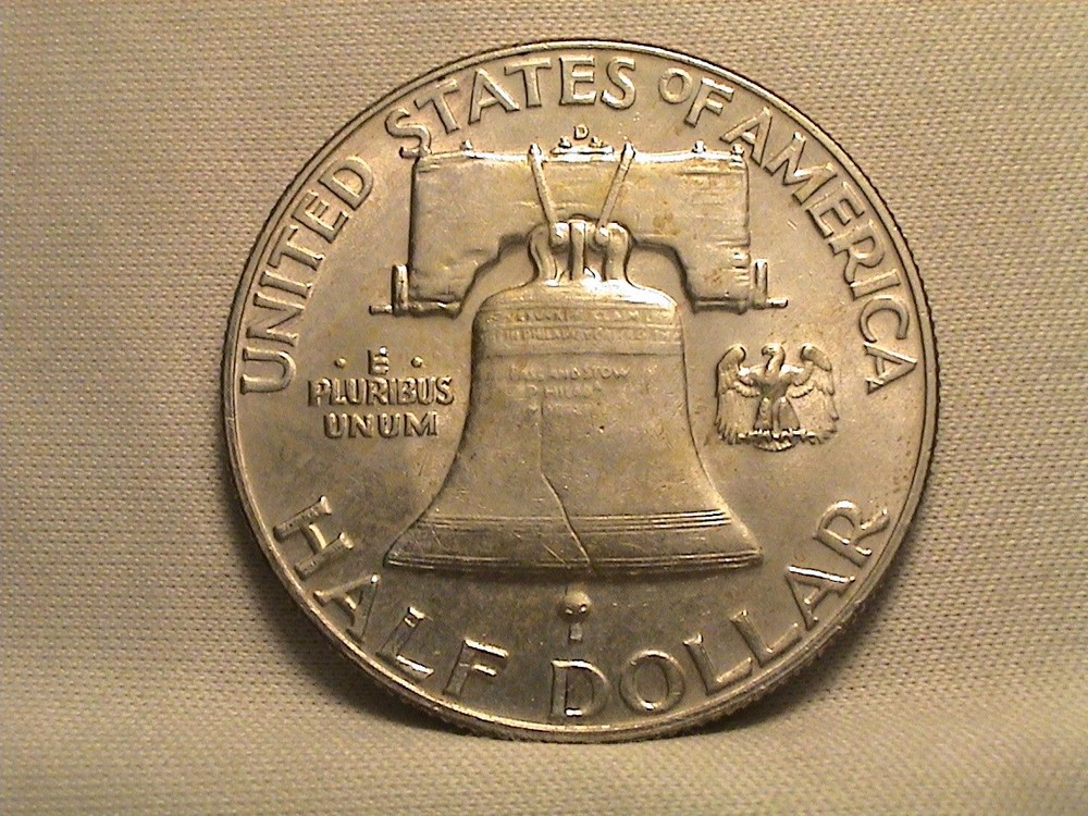 1953-D Silver Franklin Half Dollar