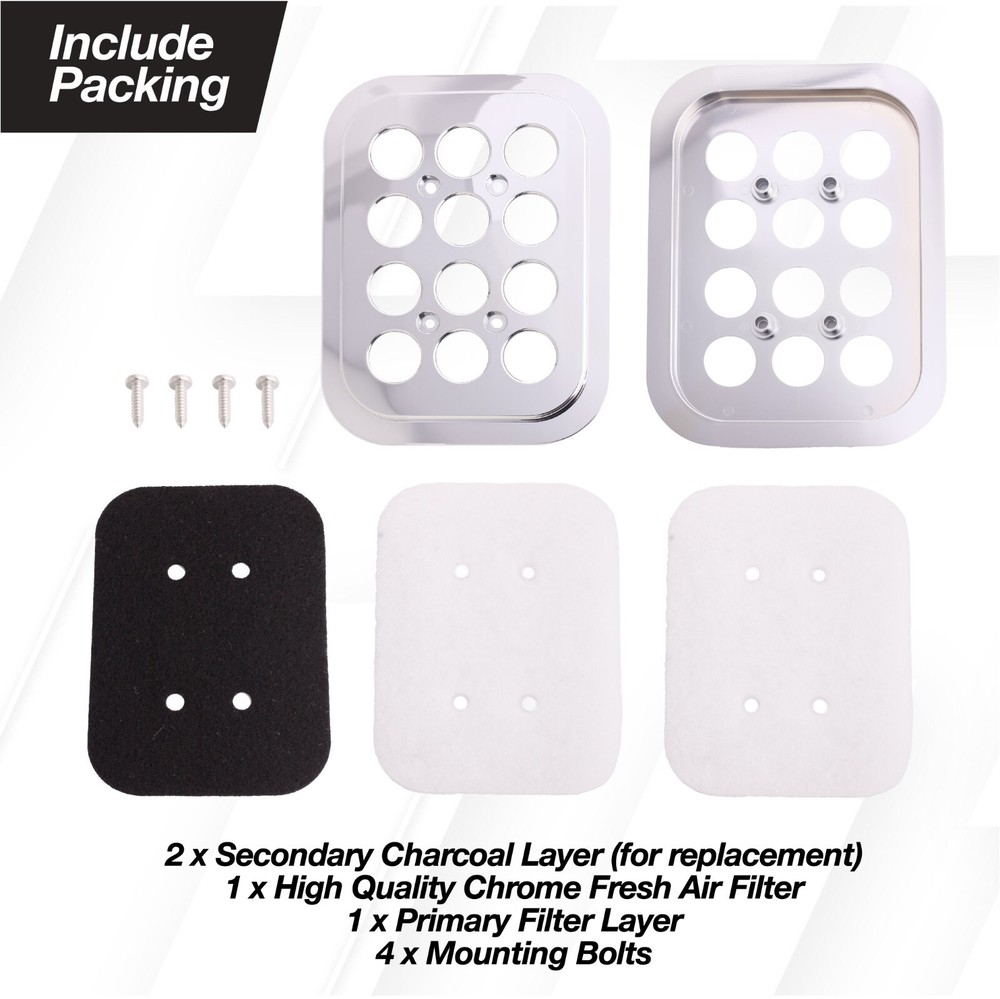 Fresh Filter Cabin Filter Chrome For Kenworth With 2 Filter Layer CF19501C