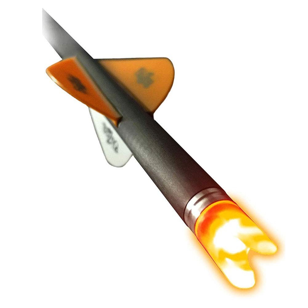 Ravin R135 Lighted Replacement Nocks 3-Pack - LED One Size, Black, Orange