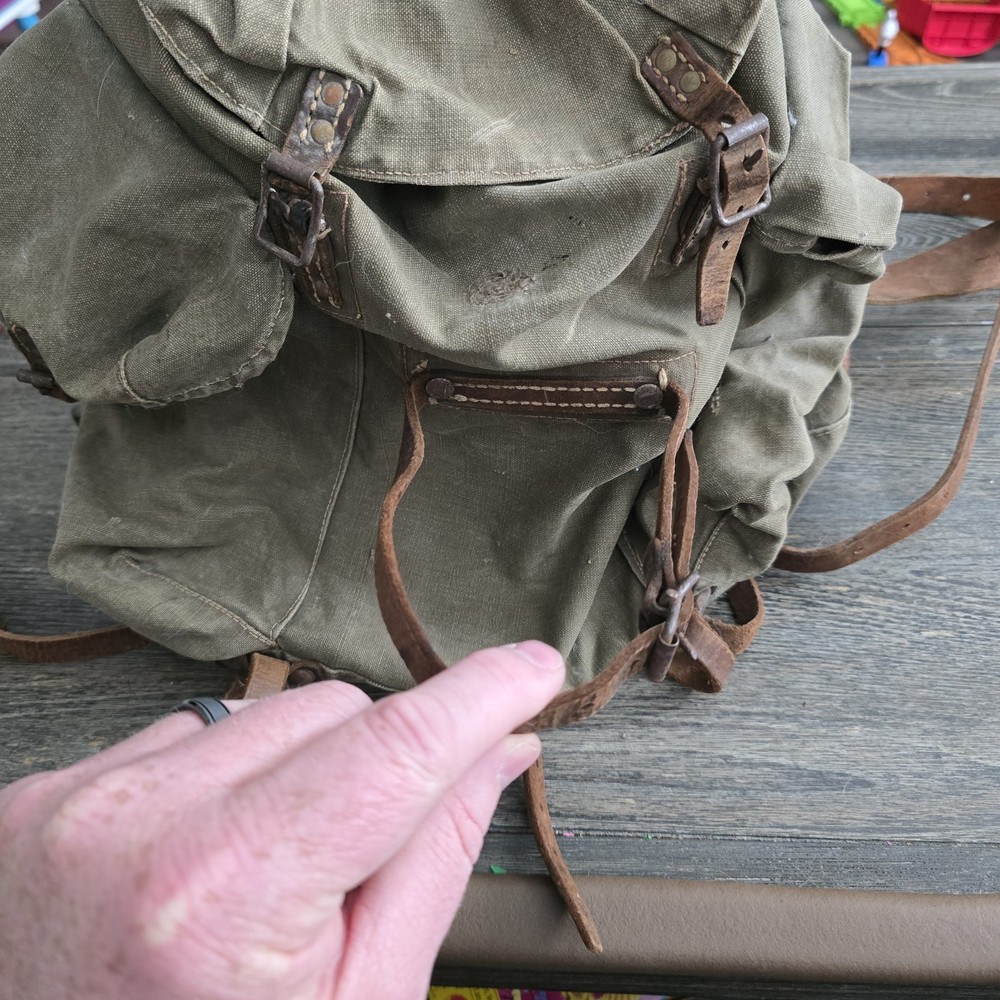 WWII German Army Rucksack With Frame