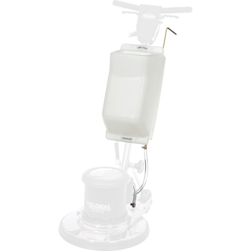 4 Gallon Solution Tank for Floor Machines External Mount Plastic