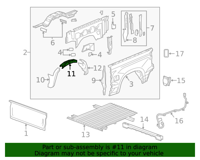 Genuine GM Wheelhouse Panel 84675332