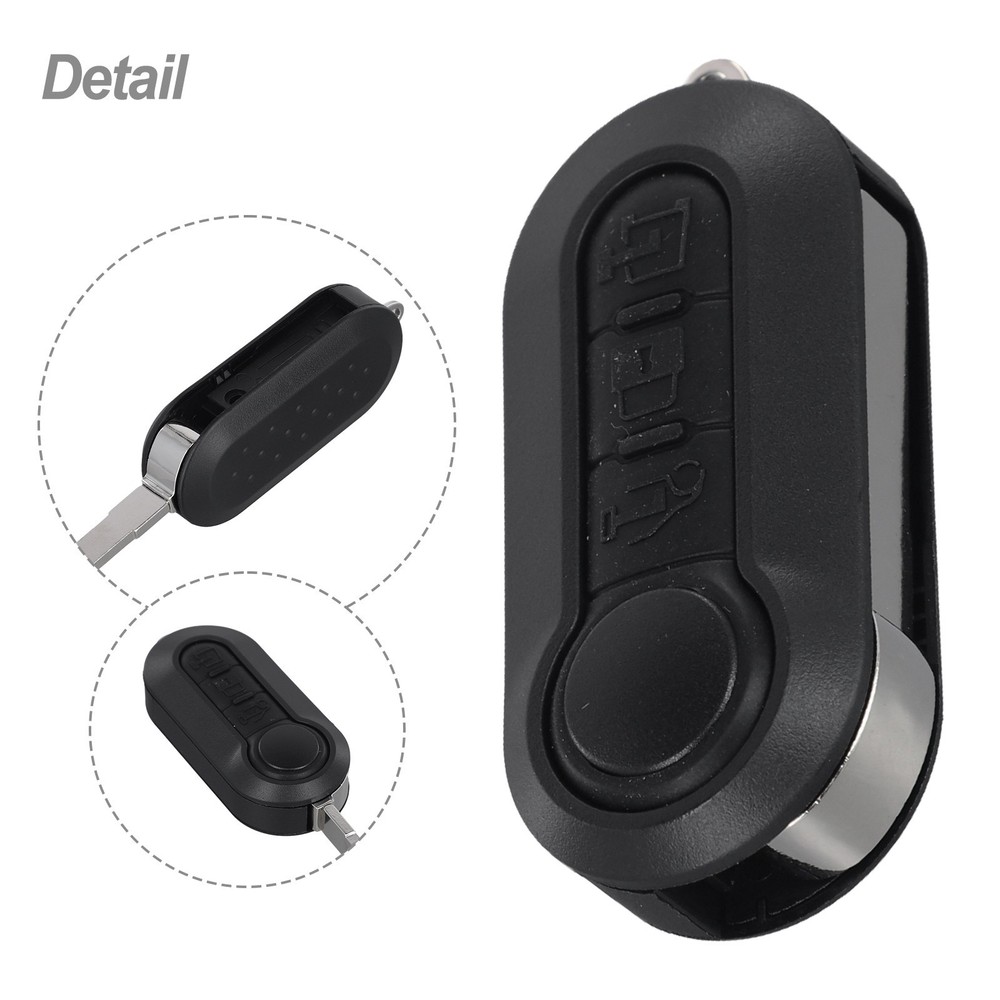 3 Button Key Case Shell Compatible with Multiple Models Easy to Use Design