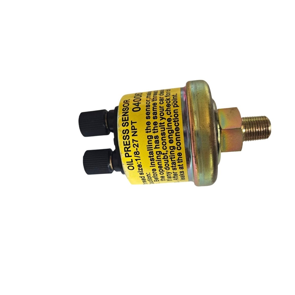 Universal Dual-End Oil Pressure Sensor 1/8-27 NPT Thread #0400670