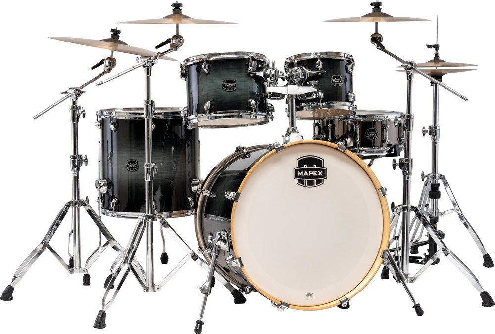 Mapex Armory 5-piece Rock Shell Pack - Black Onyx Burst