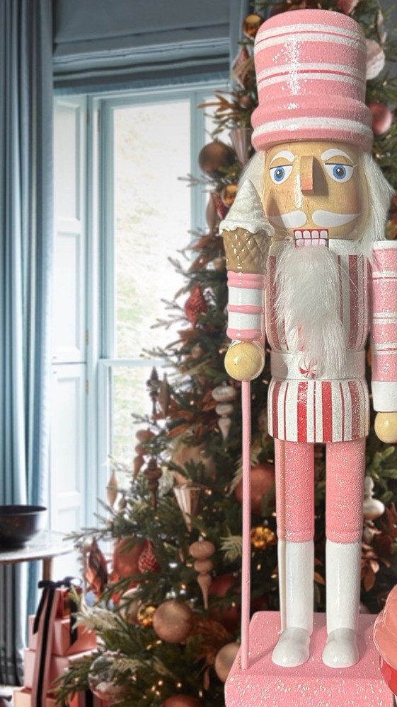 14” Cupcake Candy Nutcracker & Trinket Box SET Bundle Christmas Decor