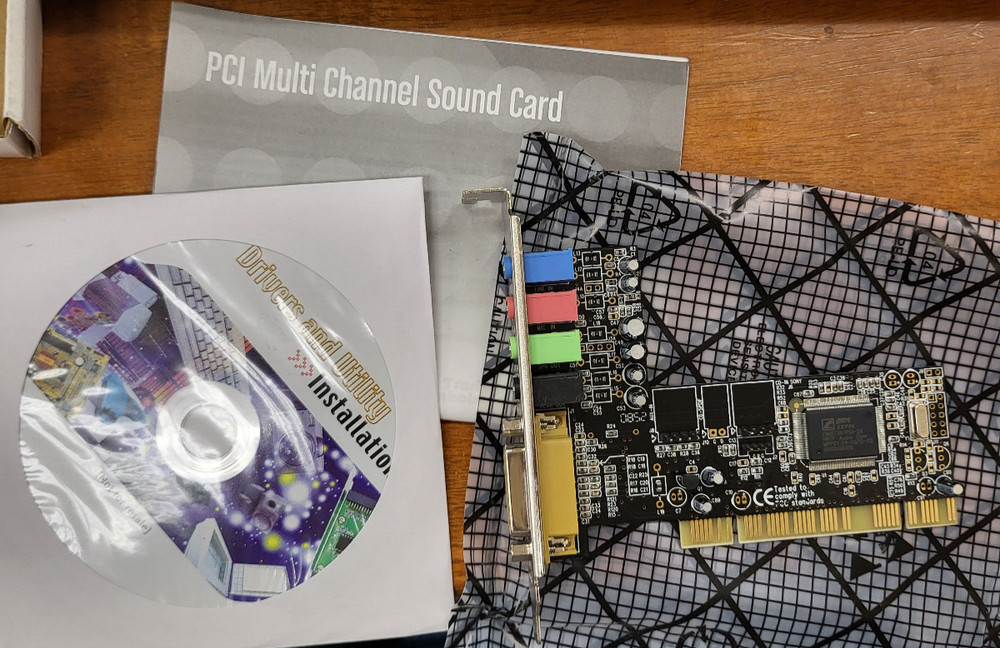 4 Channel PCI Sound Card