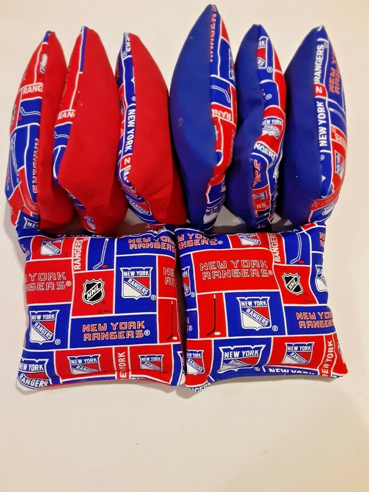 8 Cornhole Bag Set Corn Hole New York Rangers