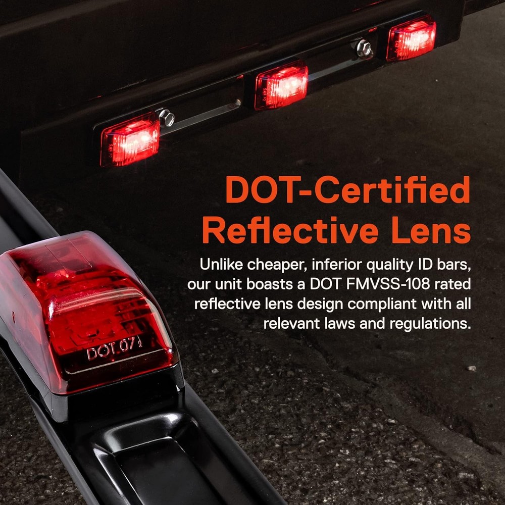 15 Inch 9 LED Trailer Identification Light