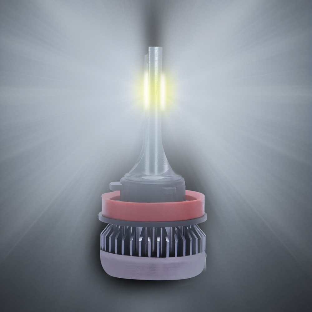 Pair H11 LED Headlight Kit Low Beam Bulb Super Bright 6500K White 1000000LM