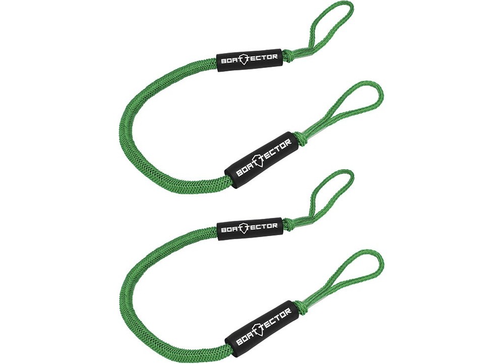 Extreme Max 3006.3246 BoatTector Bungee Dock Line Value 4-Pack - 4', Green