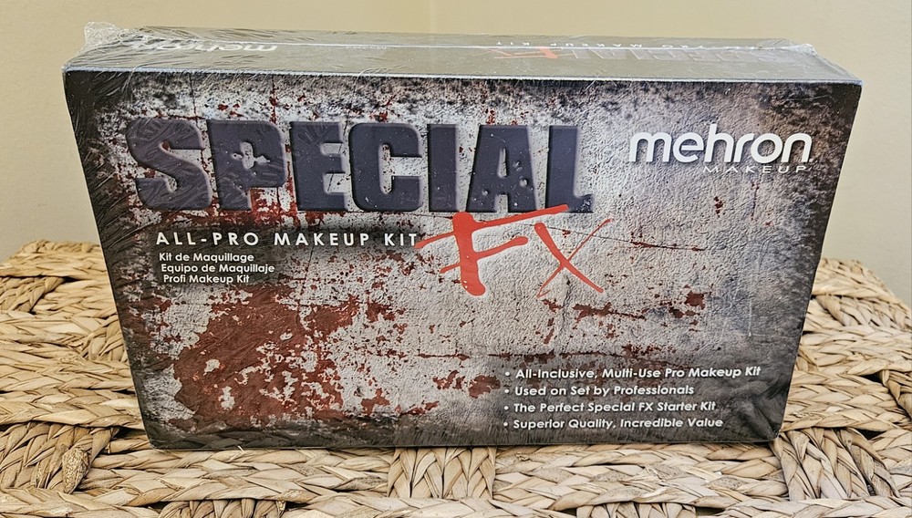 PROFESSIONAL SPECIAL EFFECTS FX ALL PRO MAKEUP KIT COMPLETE KIT ~ MEHRON Sealed