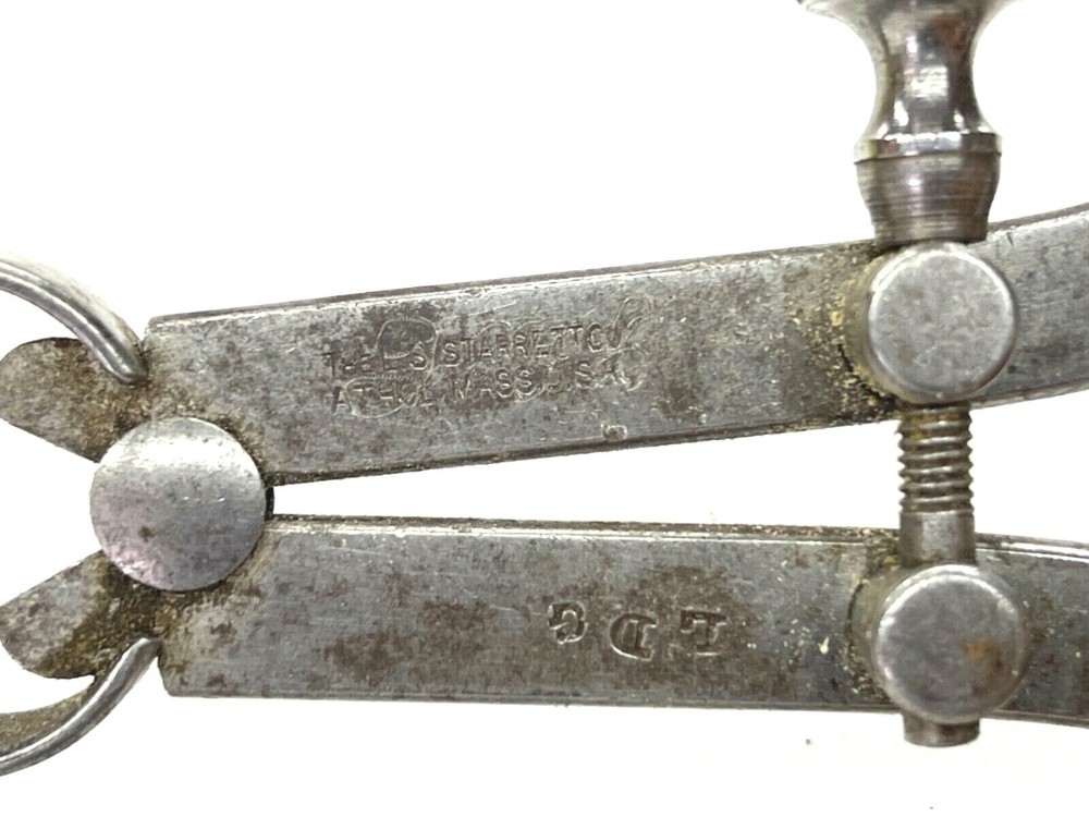 L.S. STARRETT TOOLS 6” SPRING JOINT OUTSIDE CALIPERS